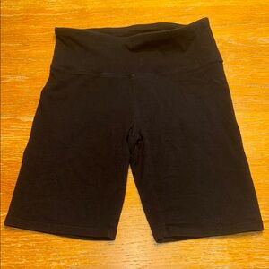 Aerie Black Seamless Bike Shorts with High Waist